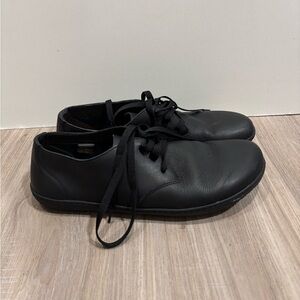 Vivobarefoot Ra II Men's 44 (11) Black Leather Barefoot Minimalist Oxford Shoes